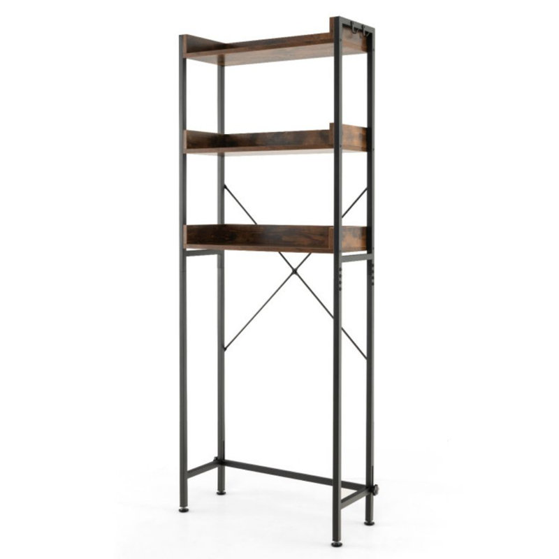 Rangement pour salle de bain Verplanck, Brun rustique
