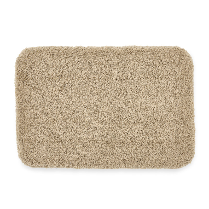 Alheli Non-Slip Bath Rug, Beige