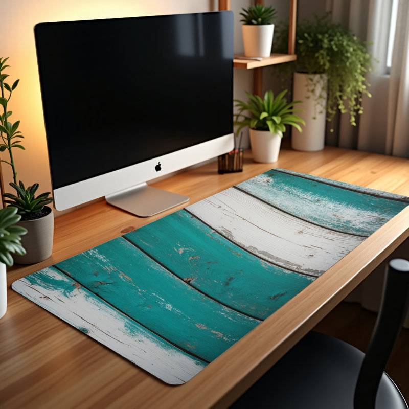 Polyester Desk Pad, 14.4x12.1