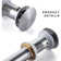 Pop-up Bathroom Sink Drain with Overflow