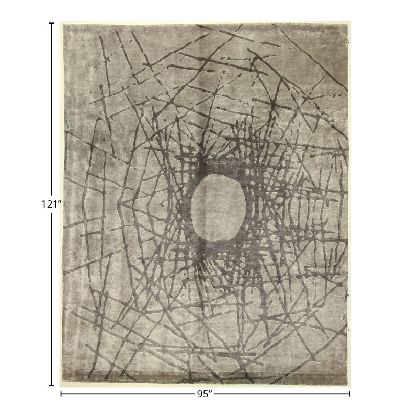 Hand Knotted Abstract Rug