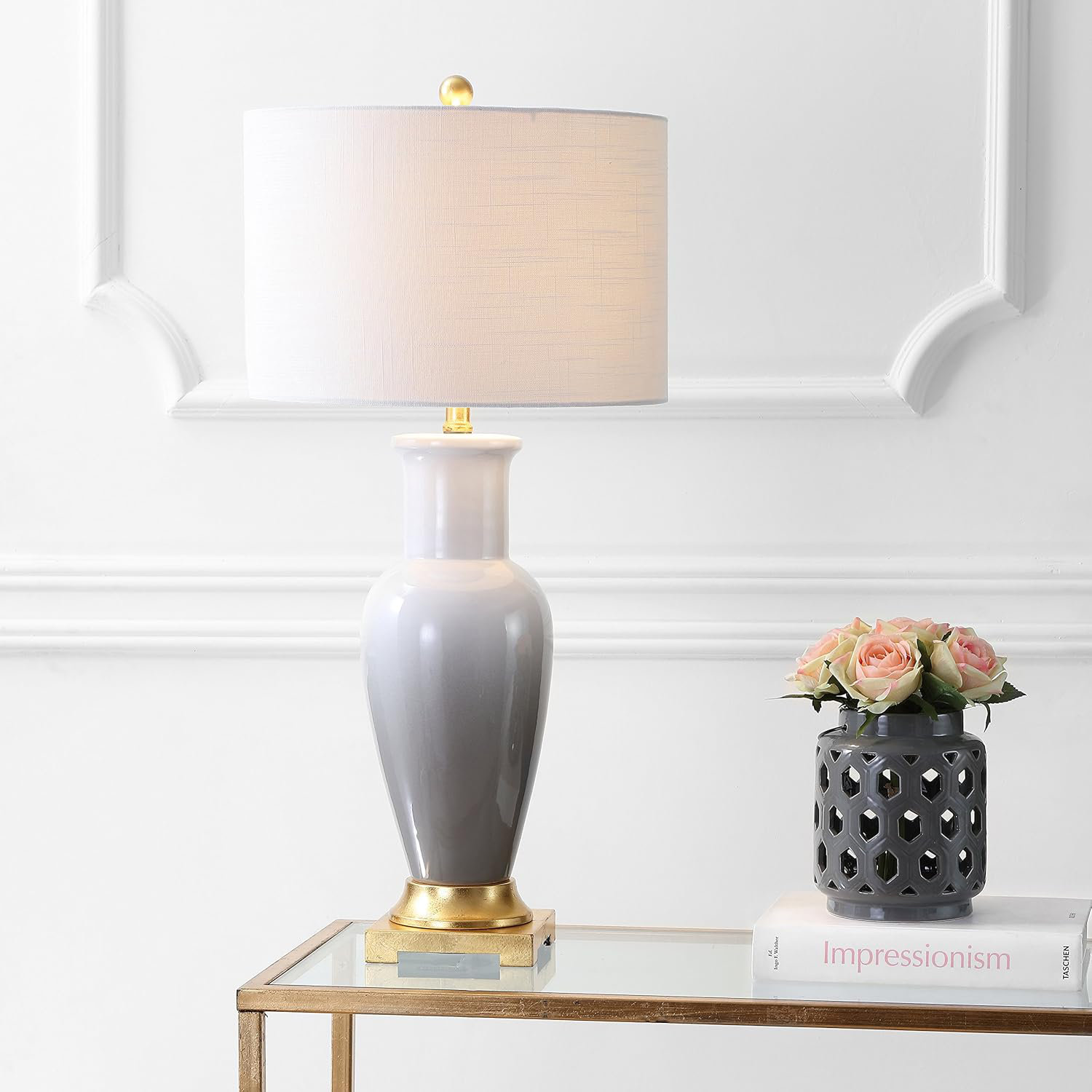 Wildon Home® Led Table Lamp With Dip Dye Design - 31.5 Inch Traditional ...