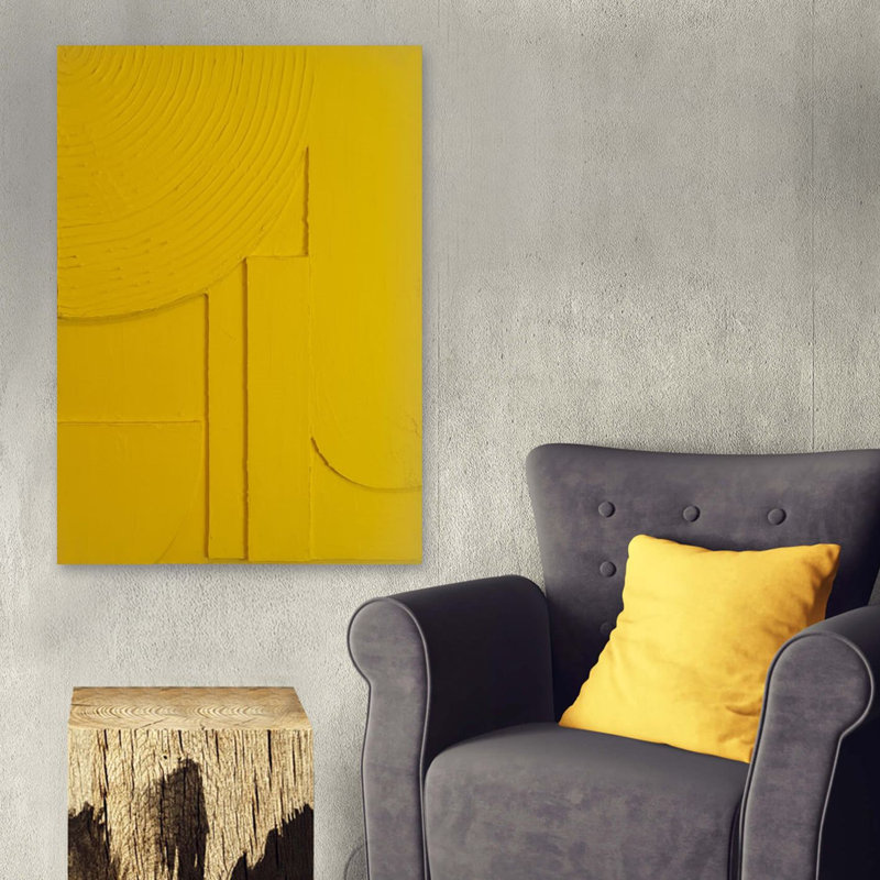 Peinture à l'huile décorative, 19.69" H x 27.56" W x 1" D