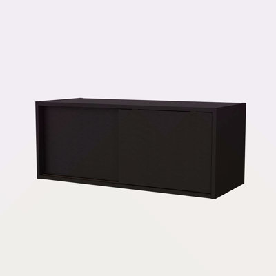 Floating Cabinet With Sliding Door