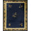Antique Wool Knotted Blue Rectangle Chinese - Peking Room Size 1920s Rug