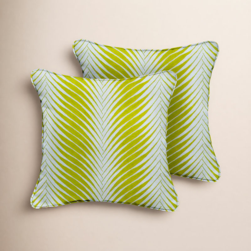Housse et insert de coussin décoratif intérieur / extérieur Adeli Sunbrella®, 20 po x 20 po, Vert