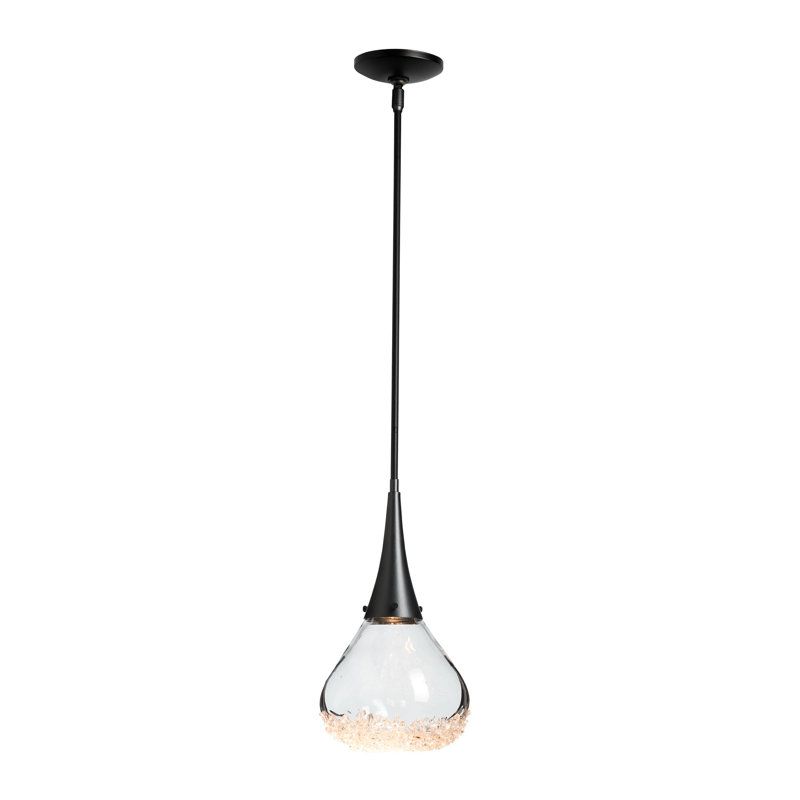 Fritz 1 - Light Single Teardrop Pendant, Black