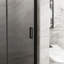 Panneau de douche pivotant en verre trempé transparent sans cadre 34 po x 72 po 1/4 po-120178761