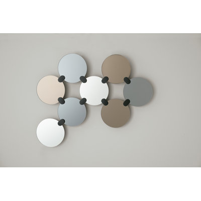 Atomo wall mirror with LED lighting