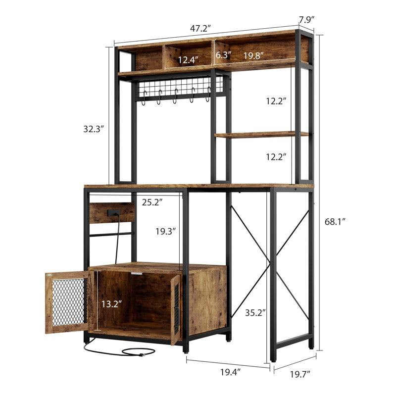 47.24 " W Storage Rack