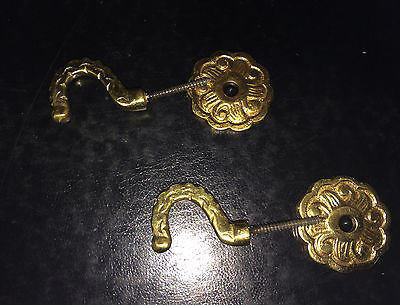 Polished Brass 2cm Curtain Holdback