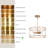 3-Light Modern Glam Cage Pendant Lighting