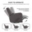 Fauteuil inclinable et pivotant Azizi-1340047150