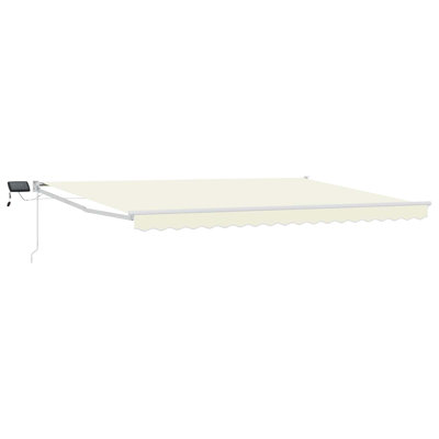 VidaXL Polyester Cover Retractable Patio Awning