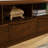 63" Mid-Century Modern TV Stand For Tvs Up To 75", Thick Sturdy Farmhouse Entertainment Cabinet, Media Console For Living Room, Louver Design & Solid Wood Drawers & Outlet Holes, Walnut