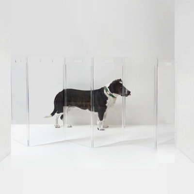 Barrière haute pour animaux Zig Zag
