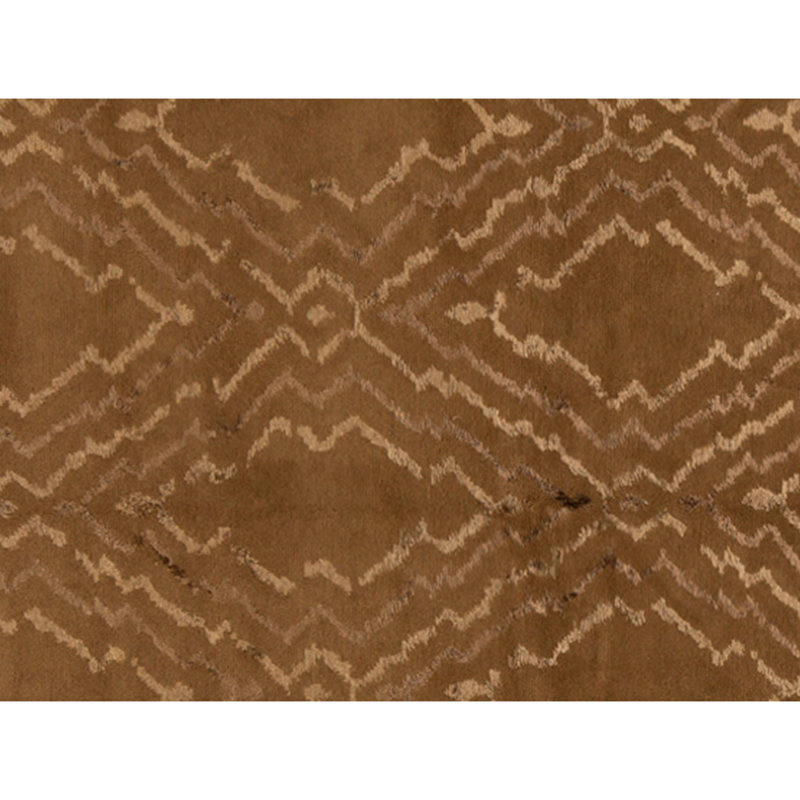 Hand Knotted Area Rug in Green