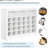 White Shoe Unit - Sleek And Spacious For Organized Storage Modern Cabinet In With 24 , Any Room, Made Of Strong Particle Board