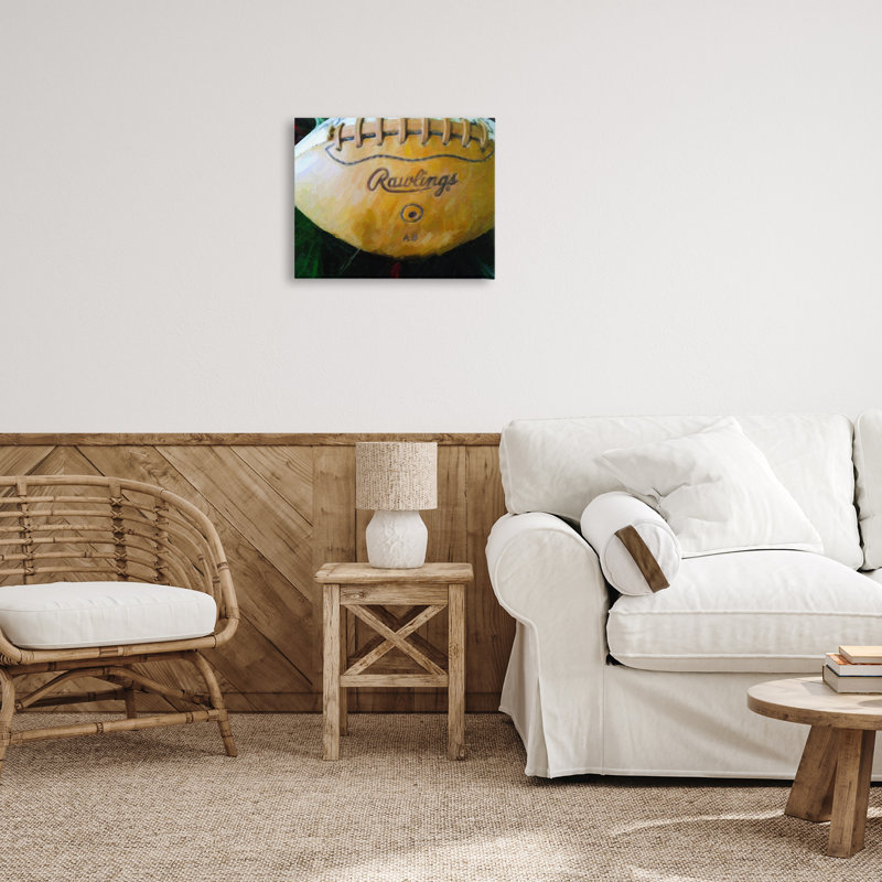  «Painterly Team Football», art mural sur toile par Graffi *ee Studios, H 16 po x l 20 po