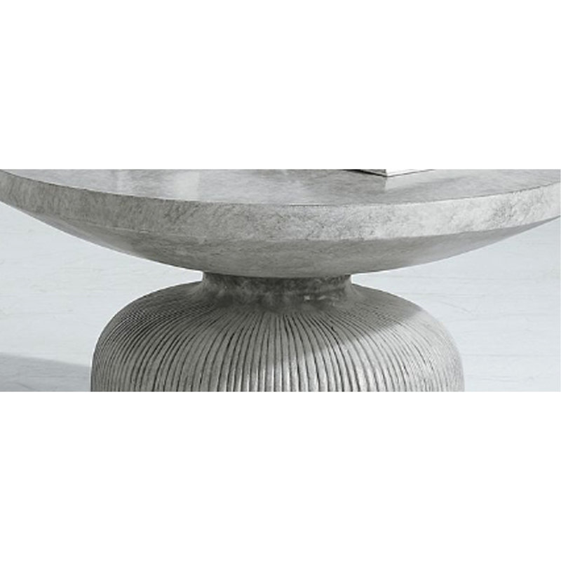 Weathered Gray Finish Coffee Table