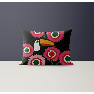 Alka Microsuede Lumbar Throw Pillow