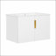 Meuble-lavabo de salle de bain rétro 30 po avec lavabo et rangement en céramique, portes à fermeture douce et fabrication durable-1459987772