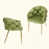 Velours vert est en rupture de stock