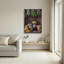 Ensemble de 1 tableau sur toile représentant une nature morte à base de plantes-129341231-129341235