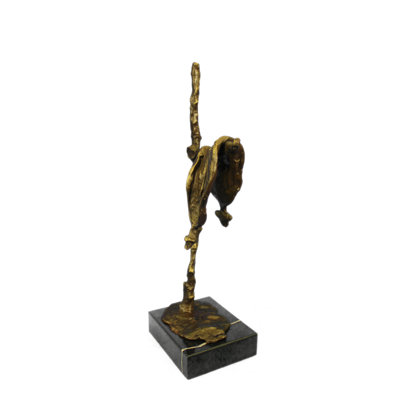 Stunning Picaso Dali Gia Abstract Clock Home Decor Bronze Sculpture Marble Base
