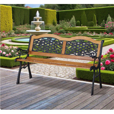 Outdoor Garden Bench, Park Patio Bench