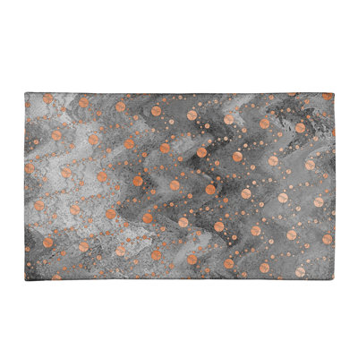 Chenille Polka Dots Indoor Rug