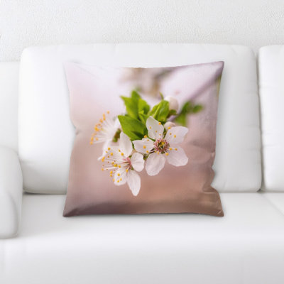 Close up Microsuede Reversible Throw Pillow