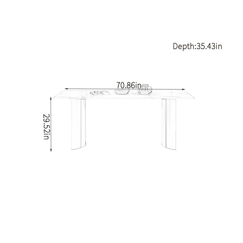 Gavrili, 29.52"H x 70.86"L x 35.43"W