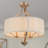 Lidia 3-Light Shaded Drum Chandelier