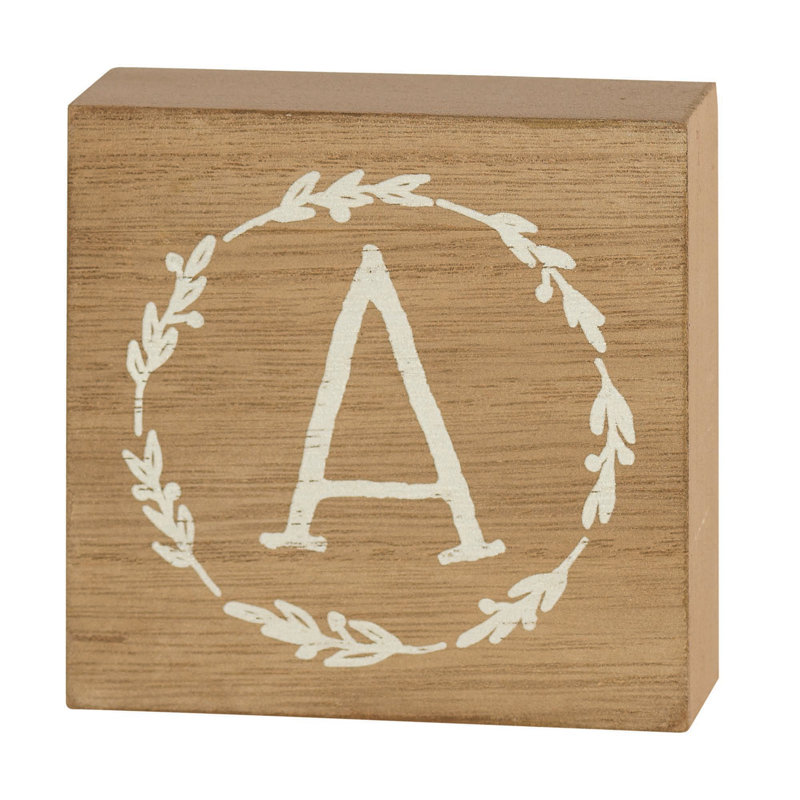 Bozhana Text & Numbers Box Signs & Plaques, A