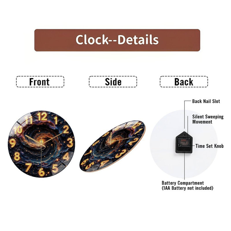 Horloge murale Cosmic