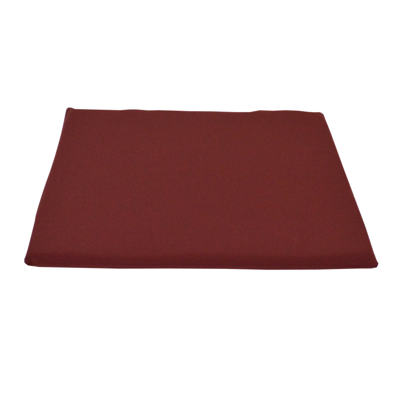 Indoor/Outdoor Chair Cushion, Burgundy, 22" W x 38" D