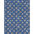 Bleu royal / caramel