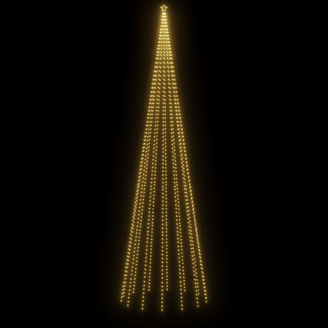 LED-Weihnachtsbaum Kegelform WarmweiÃŸ 1134 LEDs 230x800 cm