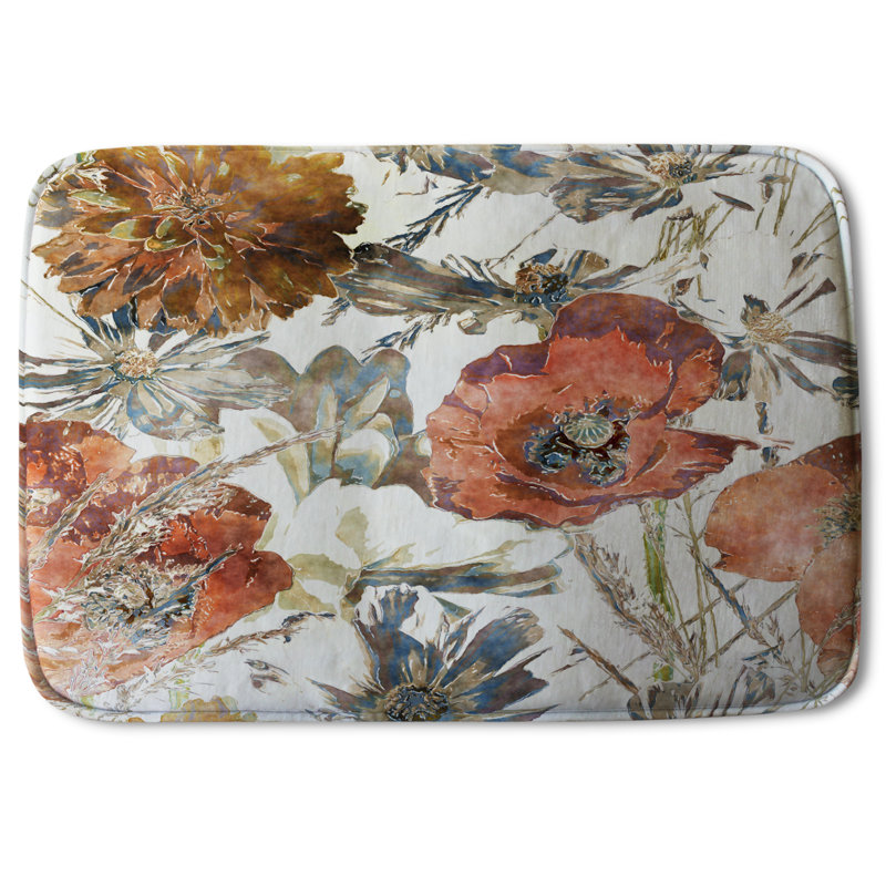Ajda Memory Foam Non-Slip Bath Rug