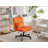 Criss Cross Armless Office Chair With Wheels - Versatile For Home Office, Meditation & Makeup-1373607936