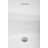 63" Streamline Soaking Freestanding Tub and Tray With Internal Drain-101697924
