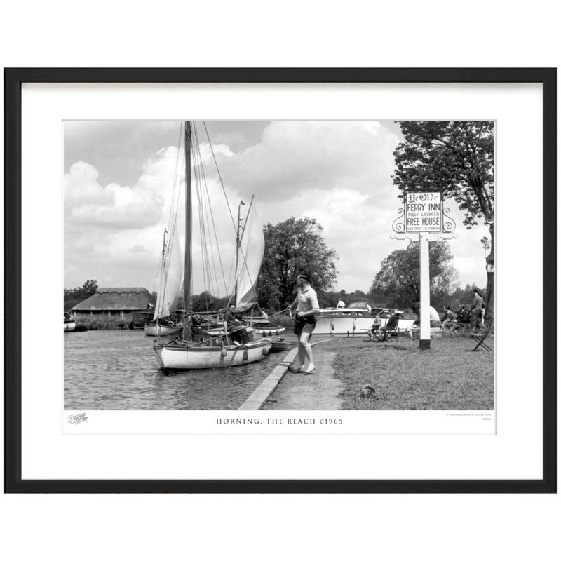 Horning, The Reach C1965 by Francis Frith - Single Picture Frame Print, 45cm H x 60cm W x 2.3cm D