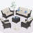 7 - Person Outdoor Seating Group With Cushions-147846847-147846846