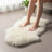 Burgett Genuine Sheepskin Rug Fluffy Ivory Shag Area Rug-113431145