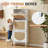 Rattan Panel 3 Flip-Drawer Shoe Cabinet 21.26" W-1786660915