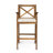 Zaryiah Acacia Outdoor Stool with Cushion-1998255652