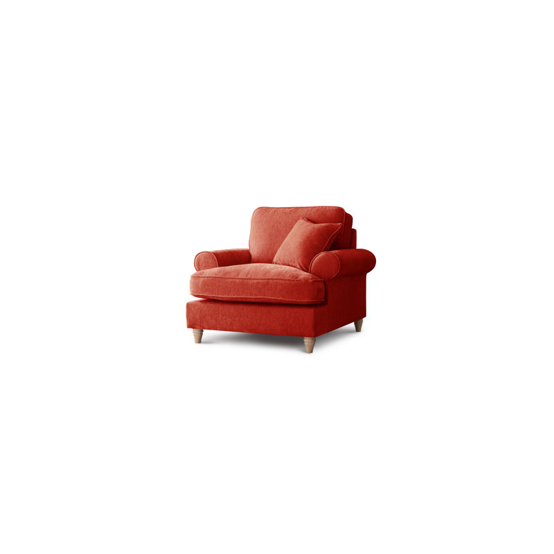 Longfellow Upholstered Armchair, Apricot