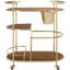 Elderine 2 TIER BAR CART WITH BUCKET