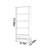 Classic unique style bookcase